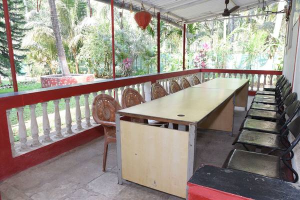 Verandah & dining at Shree Sateri Cottage
