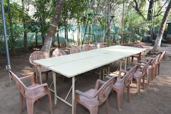 Verandah & dining at Shree Sateri Cottage