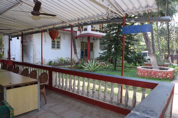 Verandah & dining at Shree Sateri Cottage